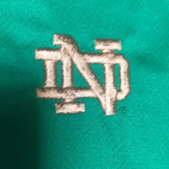 Adidas Climalite Green Gold Fighting Irish Notre Dame Sports Jersey  Polo Shirt - Picture 6 of 11